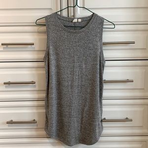 GAP Softspun grey crew neck tank Sz XS